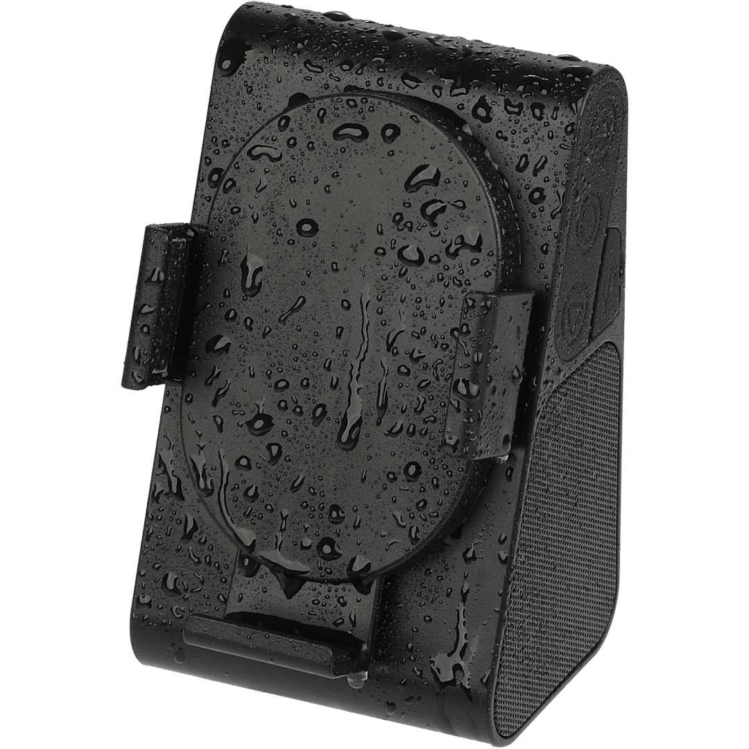 Black Phone Grip Outdoor Magnetic Bluetooth Speaker plain