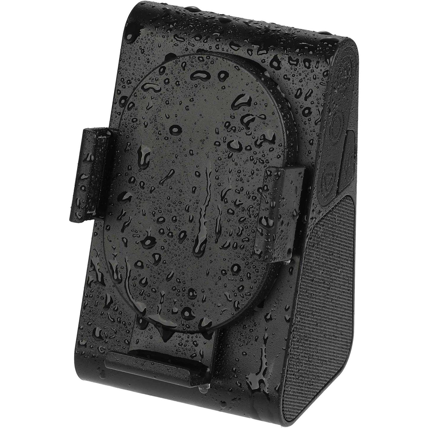 Black Phone Grip Outdoor Magnetic Bluetooth Speaker plain