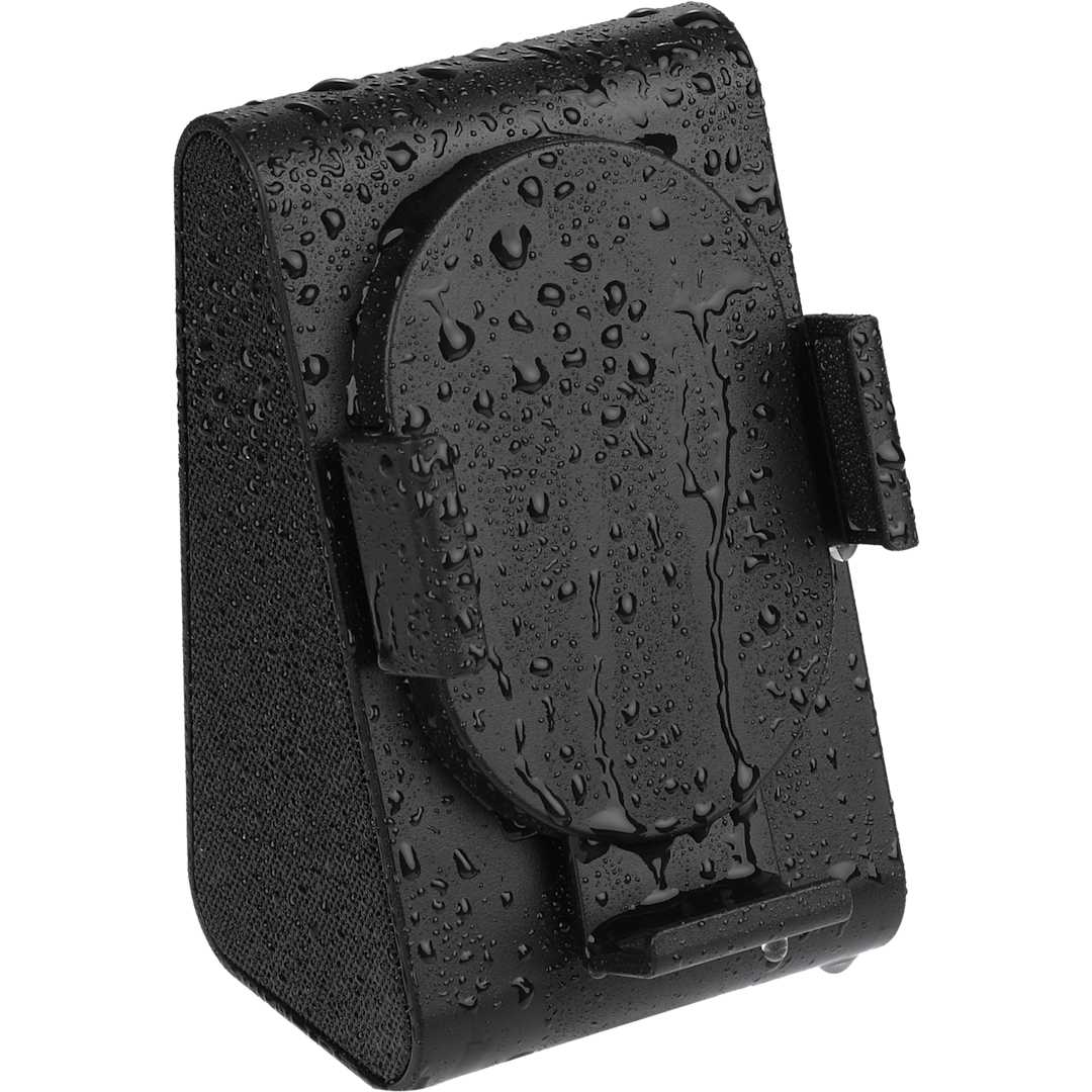 Black Phone Grip Outdoor Magnetic Bluetooth Speaker plain