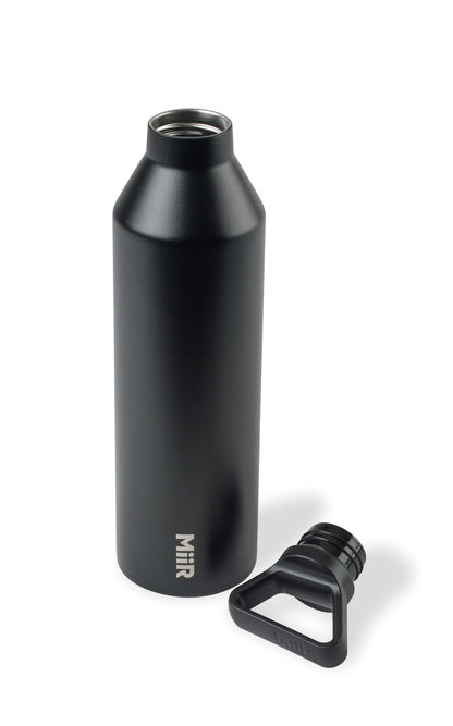 Black Powder MiiR® Vacuum Insulated Bottle - 23 Oz. plain