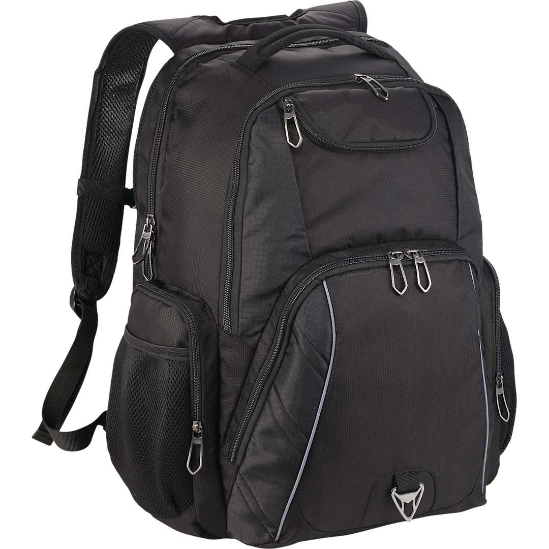 Black Rainier TSA 17" Computer Backpack plain