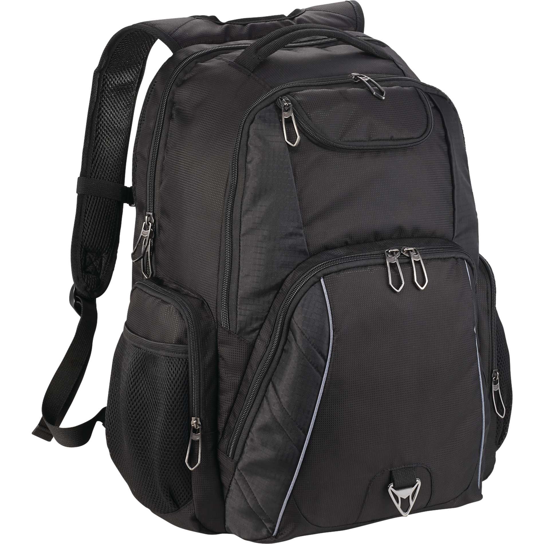 Black Rainier TSA 17" Computer Backpack plain