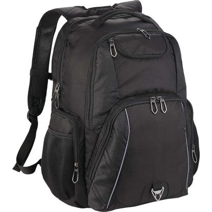 Black Rainier TSA 17" Computer Backpack plain