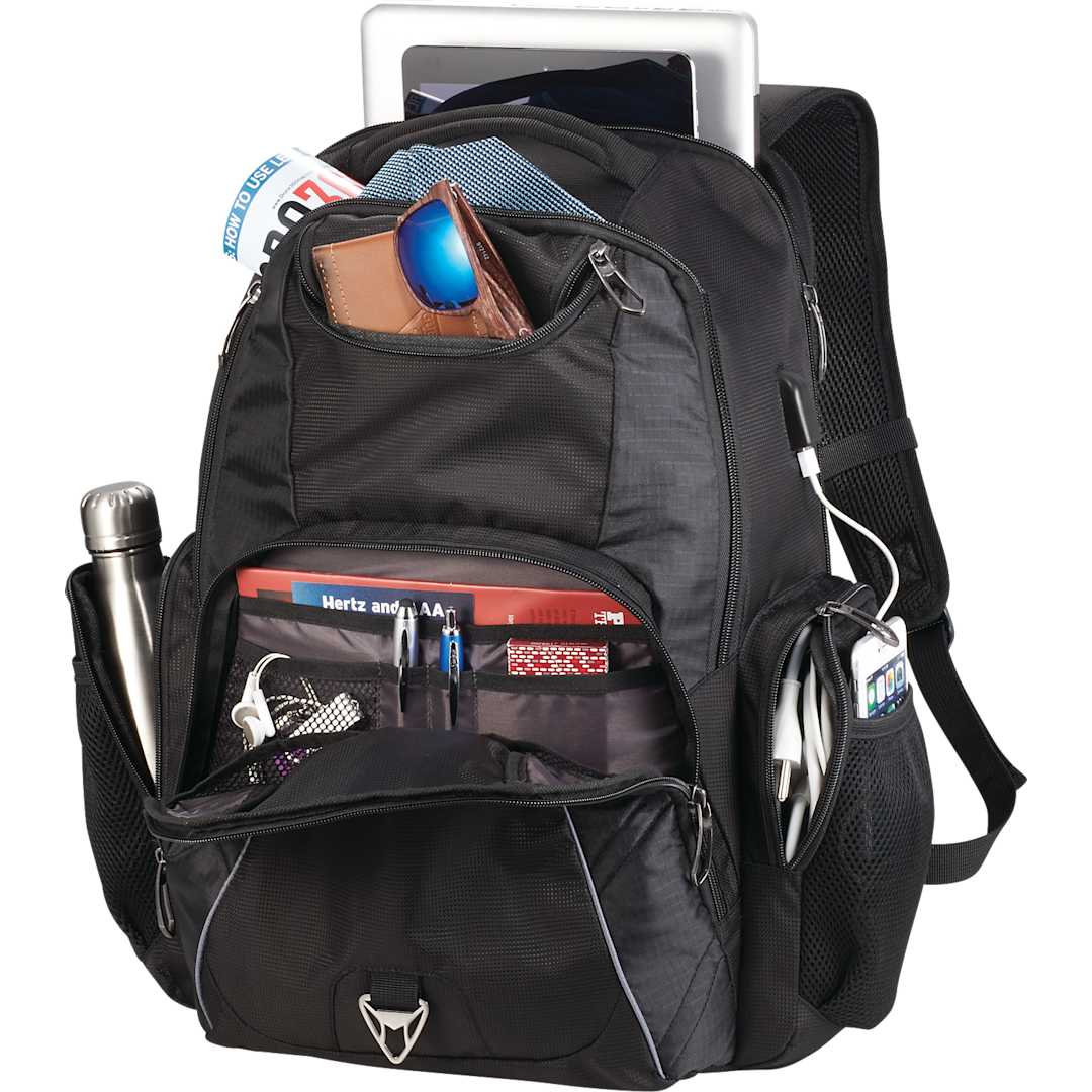 Black Rainier TSA 17" Computer Backpack