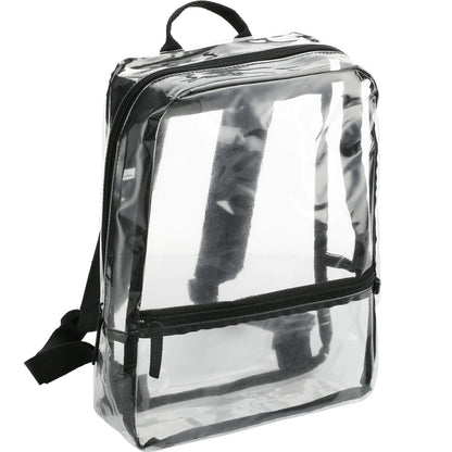 Black Rally Slim Backpack plain