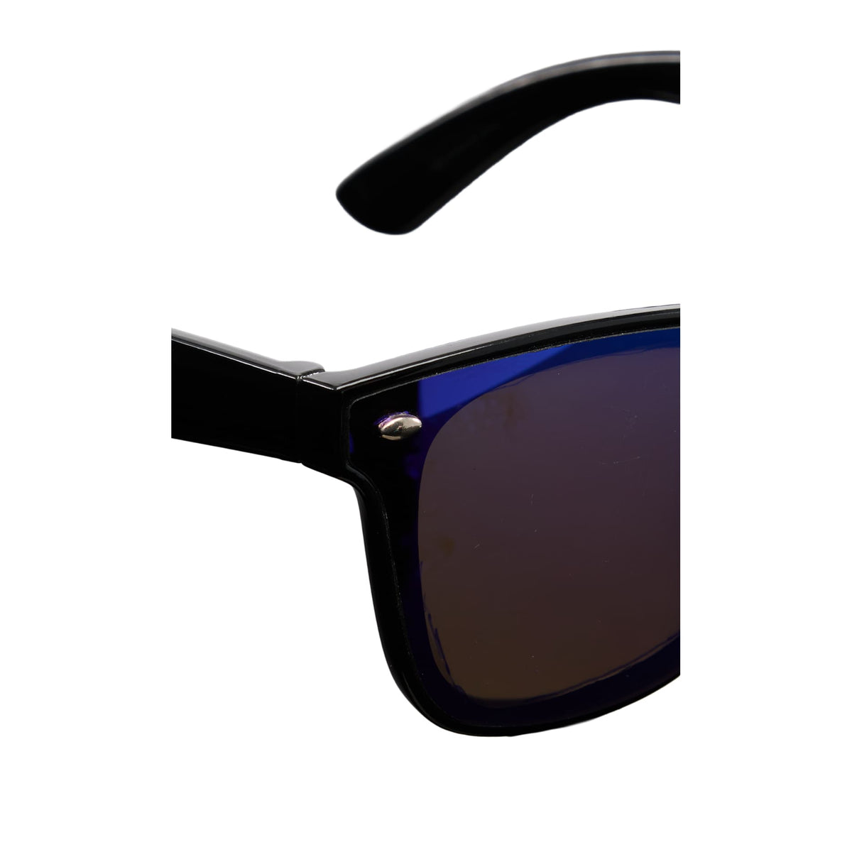 Black Samson Recycled Single-Lens Sunglasses plain