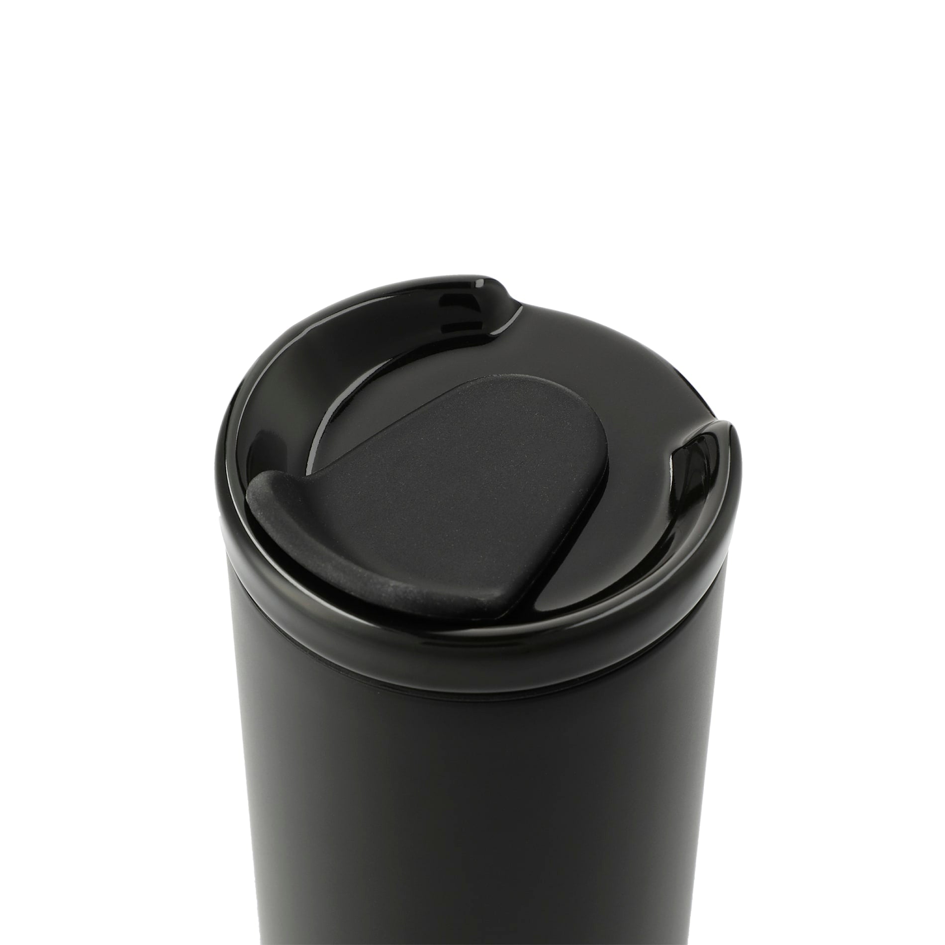 Black Seneca Tumbler 16oz w/ Ceramic Lid & Lining