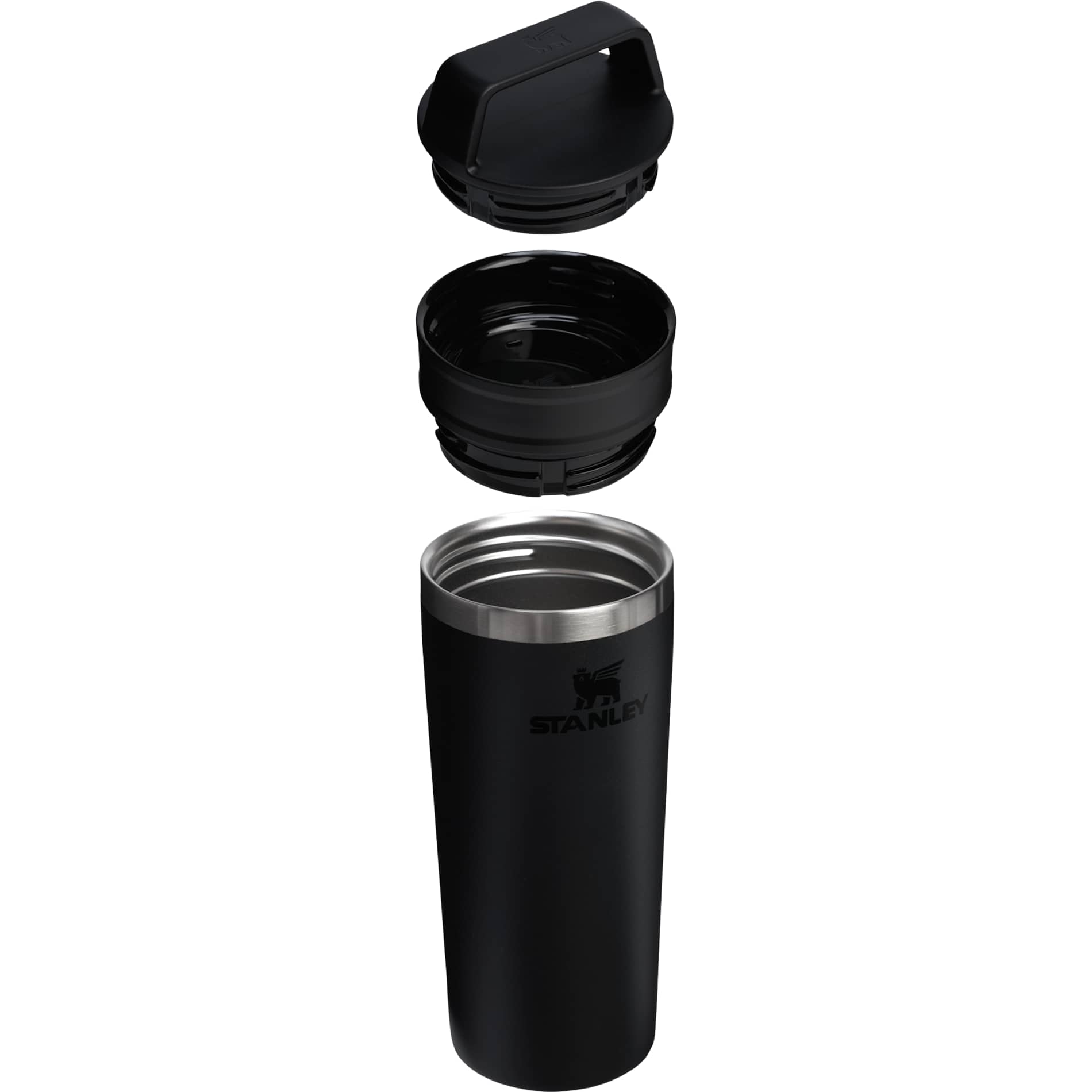 Black Stanley Cafe-to-Go Tumbler 16oz plain