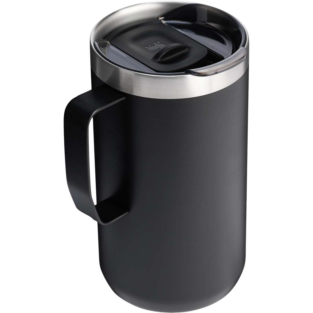 Black Stanley Everyday Camp Mug 24oz plain