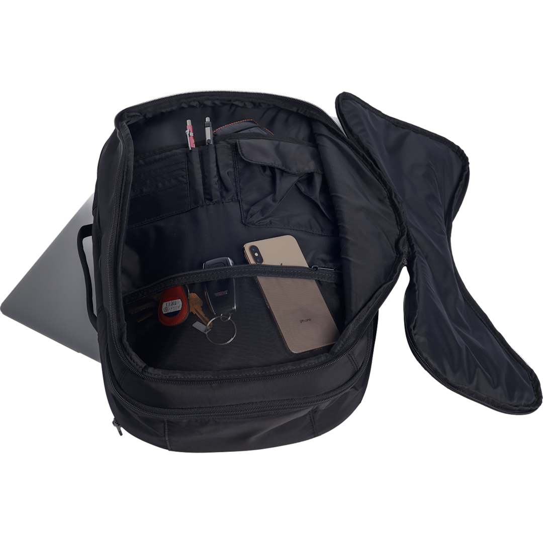 Black Stitch Day Traveler Backpack