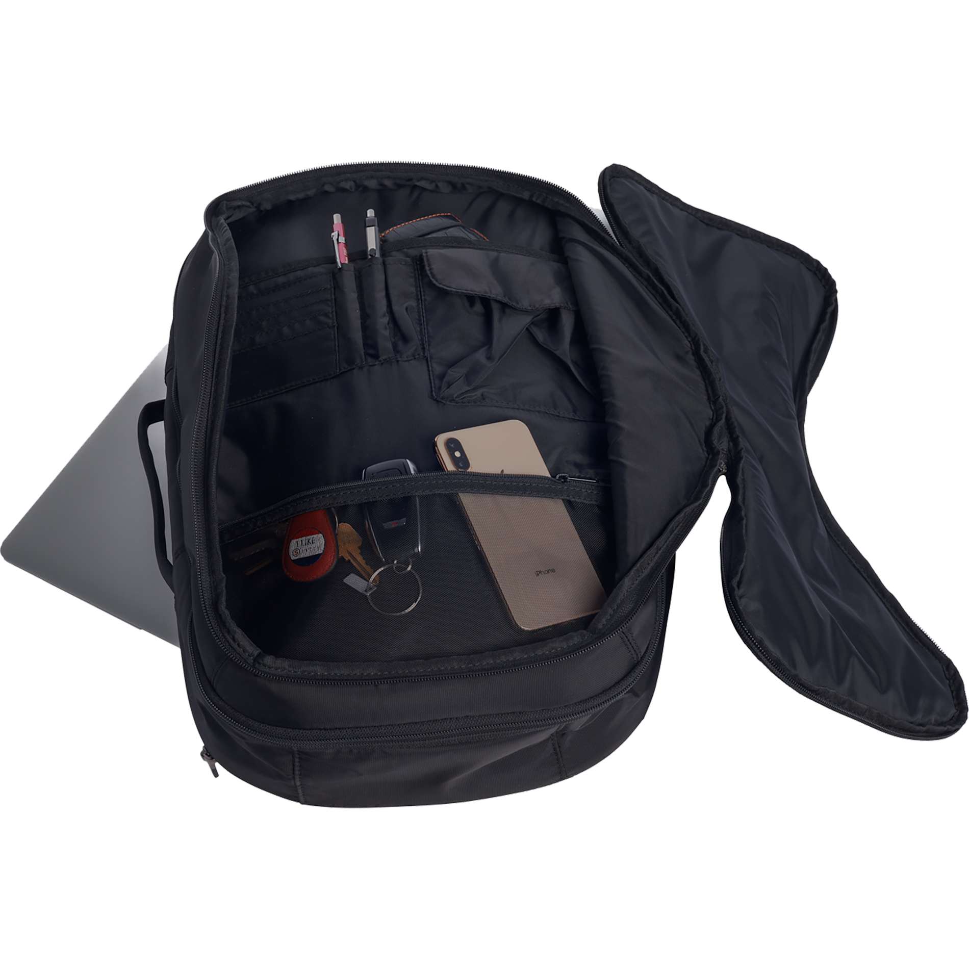 Black Stitch Day Traveler Backpack