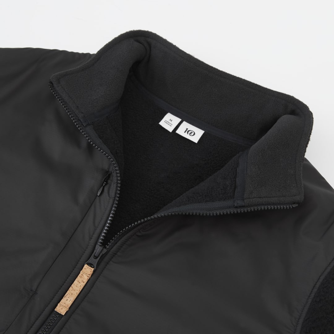 Black tentree EcoLoft Full Zip - Men's plain