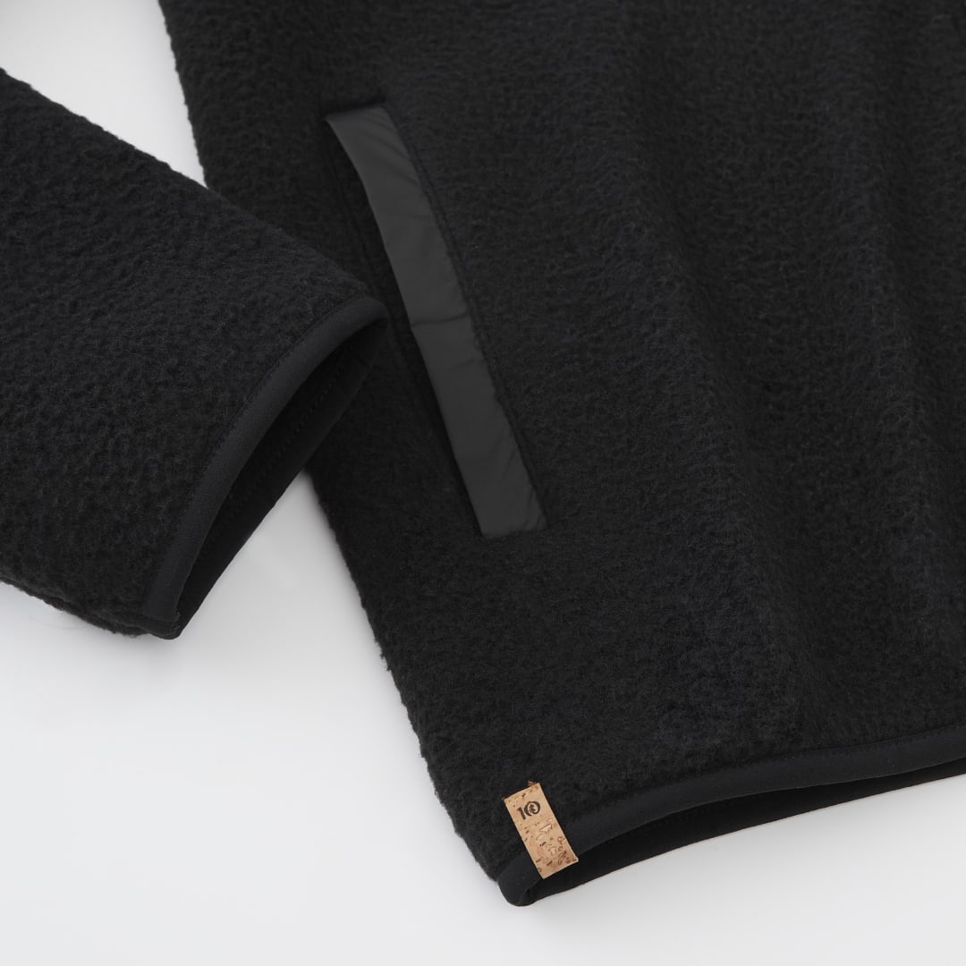 Black tentree EcoLoft Full Zip - Men's plain