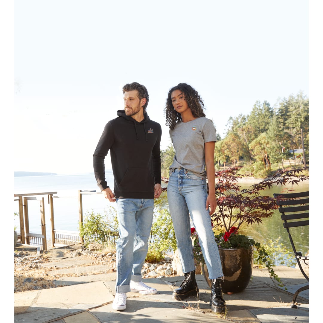 Black tentree Organic Cotton Classic Hoodie - Men's