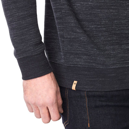 Black tentree Space Dye Classic Crew - Men's