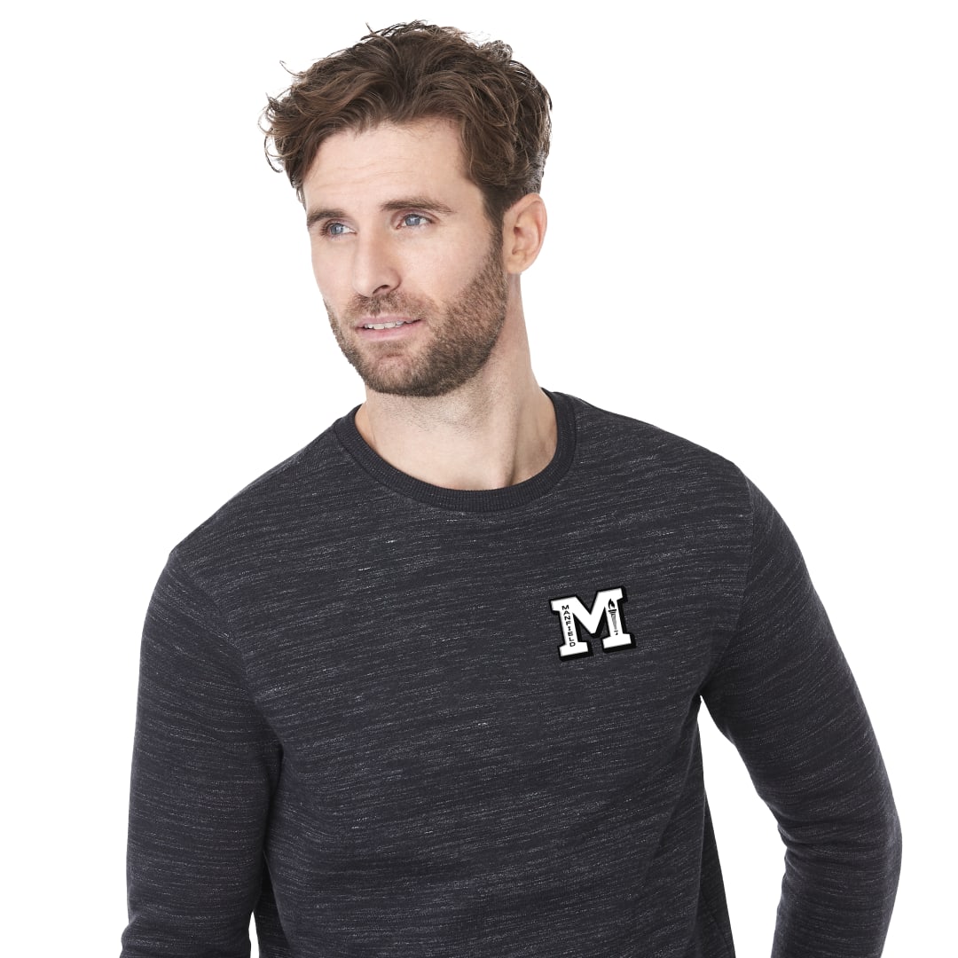 Black tentree Space Dye Classic Crew - Men's