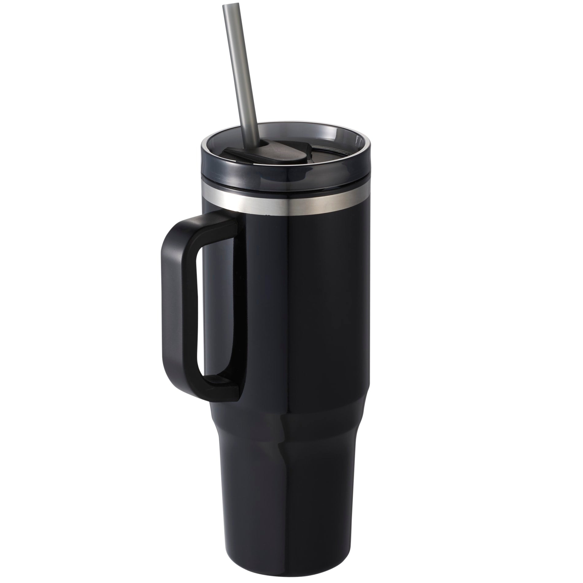 Black Thor 40oz Straw Tumbler plain