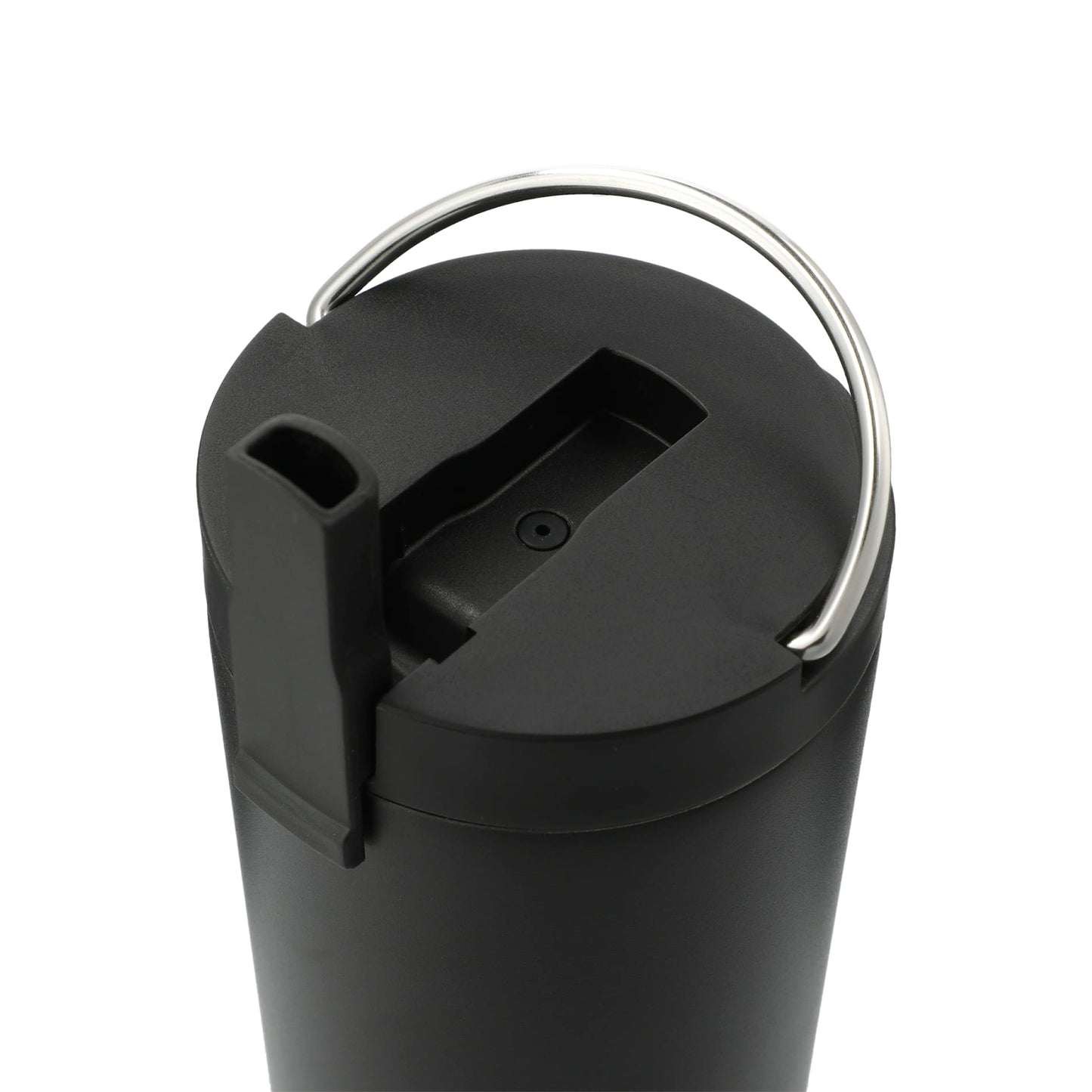 Black Thor Copper Insulated Tumbler 24oz Flip Straw Lid