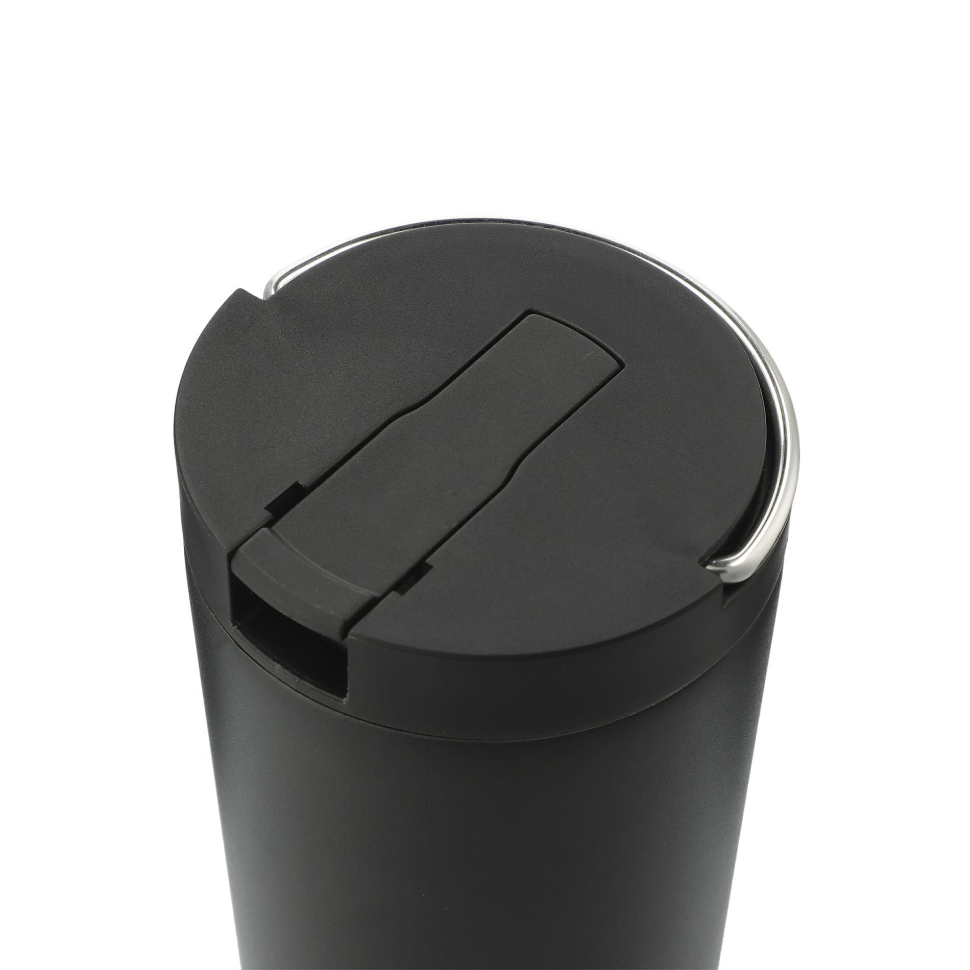 Black Thor Copper Insulated Tumbler 24oz Flip Straw Lid