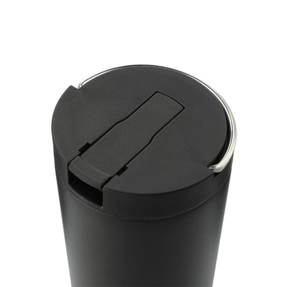Black Thor Copper Insulated Tumbler 24oz Flip Straw Lid
