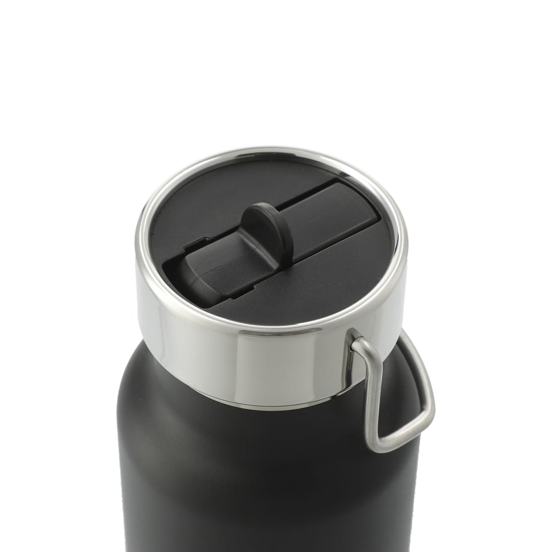 Black Thor Copper Vacuum Insulated Bottle 25oz Straw Lid