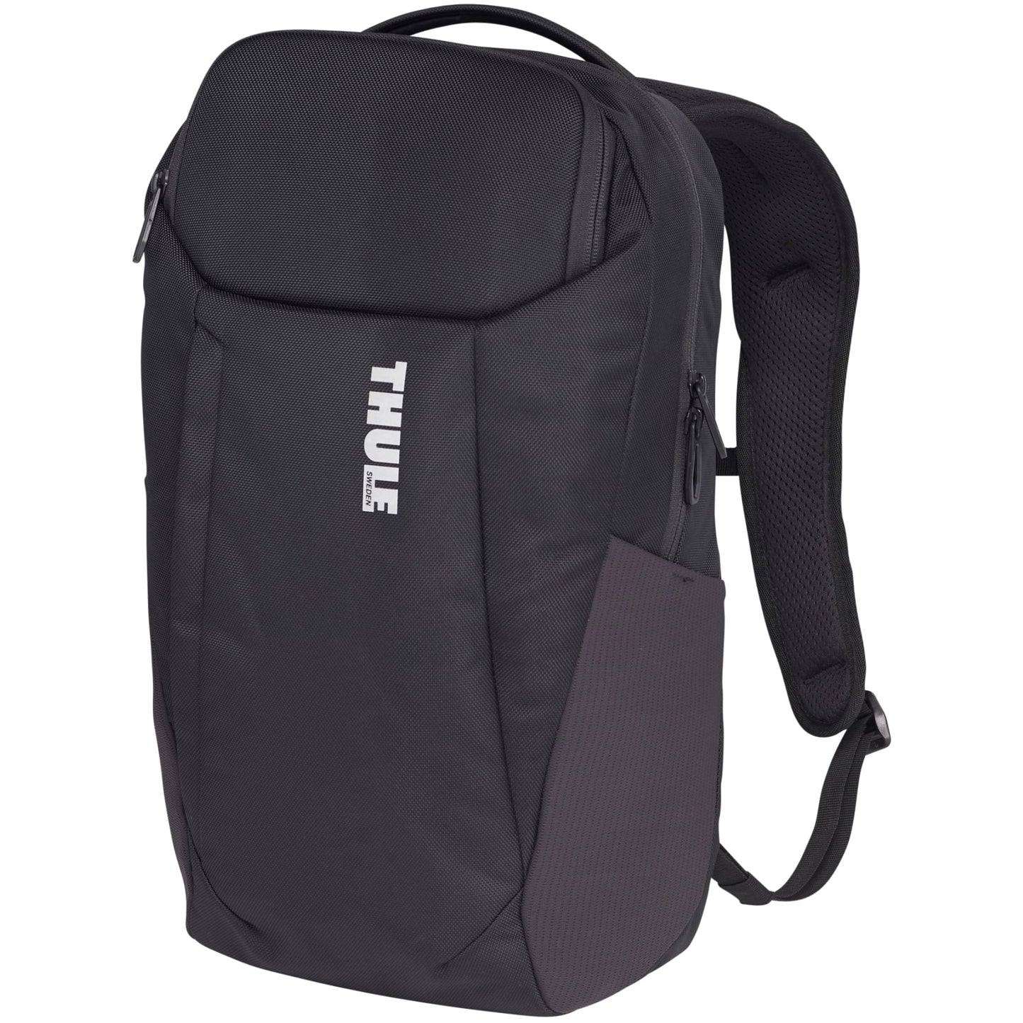 Black Thule Accent Recycled 15" Computer Backpack 20L plain