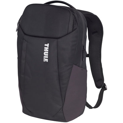 Black Thule Accent Recycled 15" Computer Backpack 20L plain