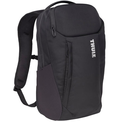 Black Thule Accent Recycled 15" Computer Backpack 20L plain