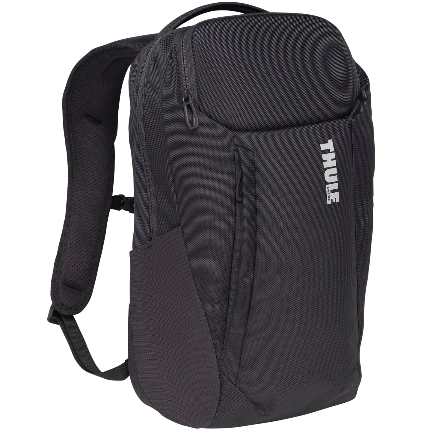 Black Thule Accent Recycled 15" Computer Backpack 20L plain