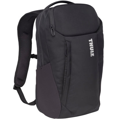 Black Thule Accent Recycled 15" Computer Backpack 20L plain