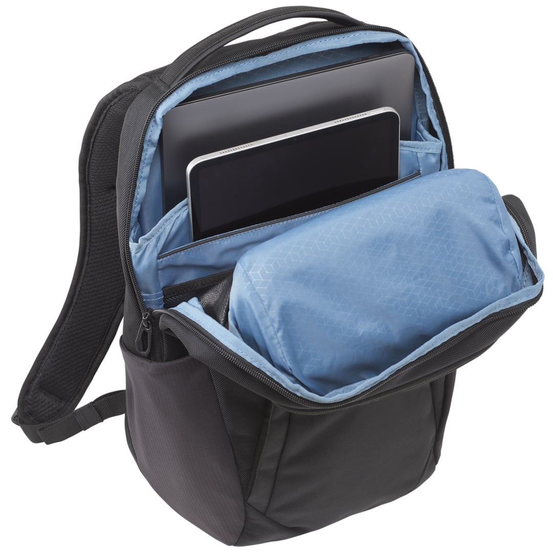 Black Thule Accent Recycled 15" Computer Backpack 20L plain