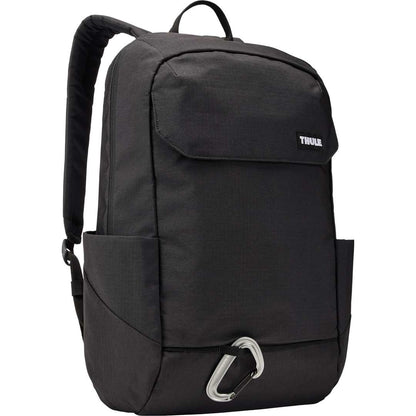 Black Thule Lithos 20L Recycled Laptop Backpack plain