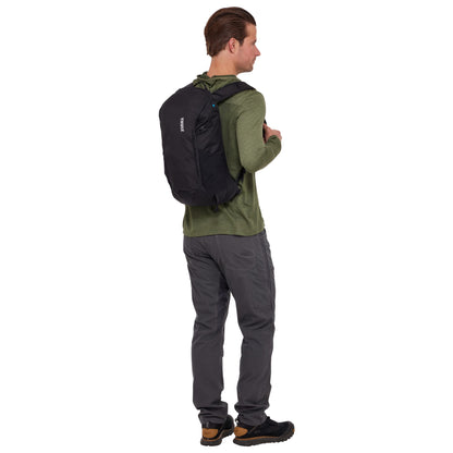 Black Thule Recycled All Trail 18L 15" Laptop Backpack plain