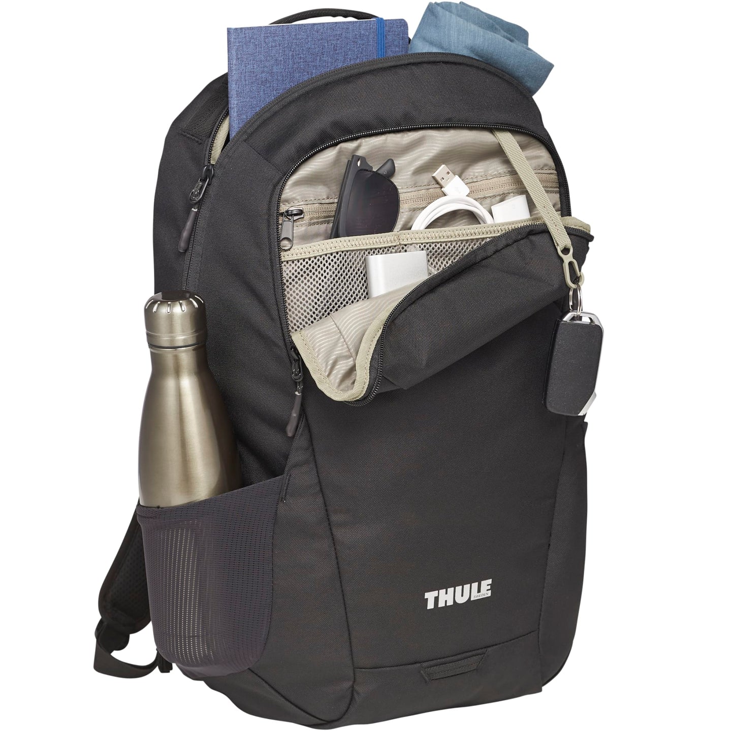 Black Thule Recycled Lumion 16" Computer Backpack 21L plain