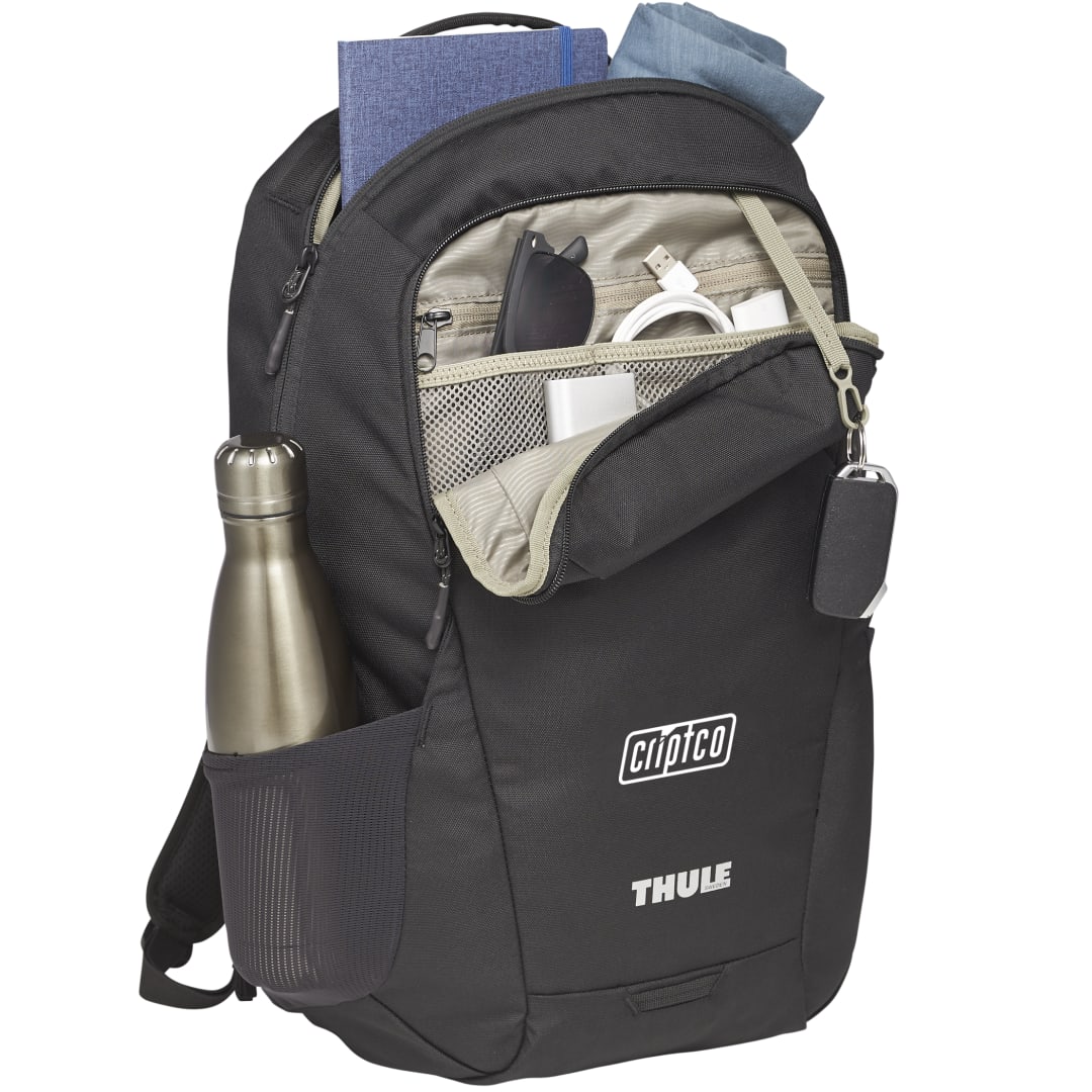 Black Thule Recycled Lumion 16" Computer Backpack 21L