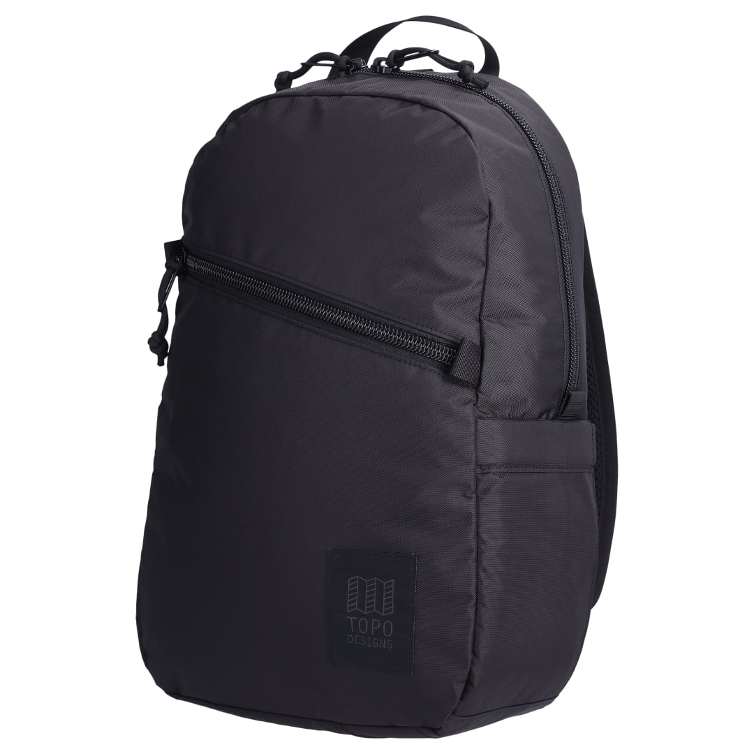 Black Topo Designs Recycled Light Pack Laptop Backpack plain