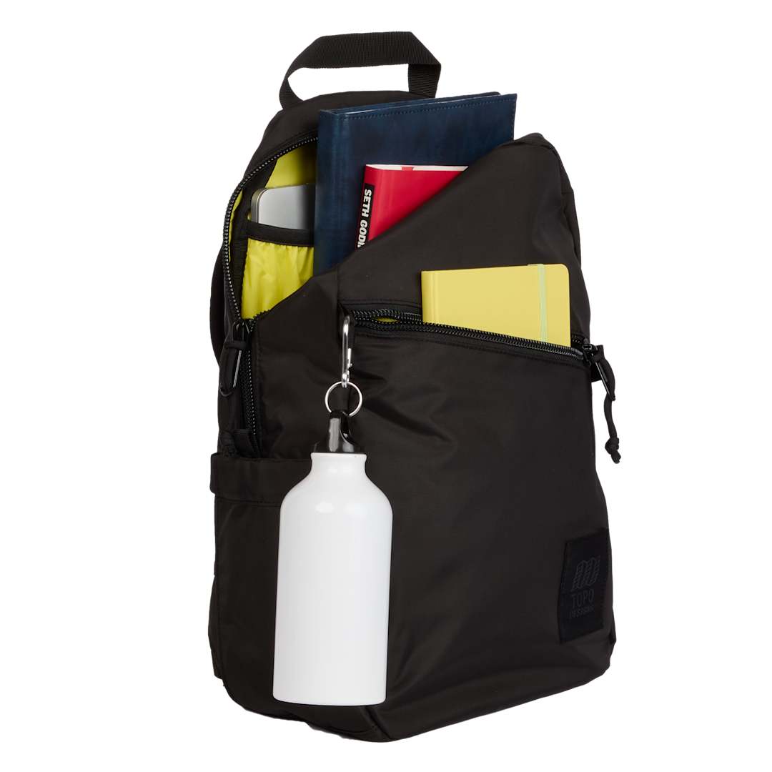 Black Topo Designs Recycled Light Pack Laptop Backpack plain