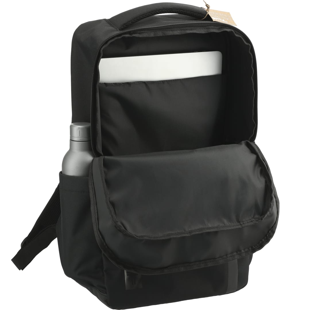 Black Tranzip Recycled 17" Computer Backpack