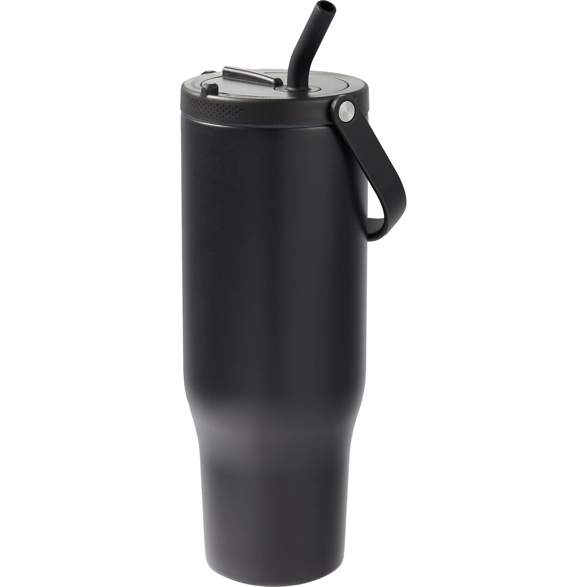 Black Trinity Recycled Straw Leak proof Tumbler 30oz plain