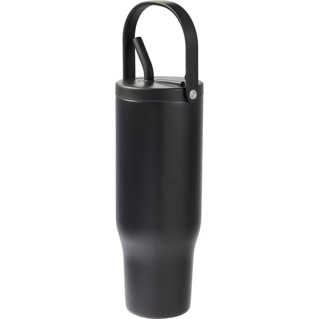 Black Trinity Recycled Straw Leak proof Tumbler 30oz plain