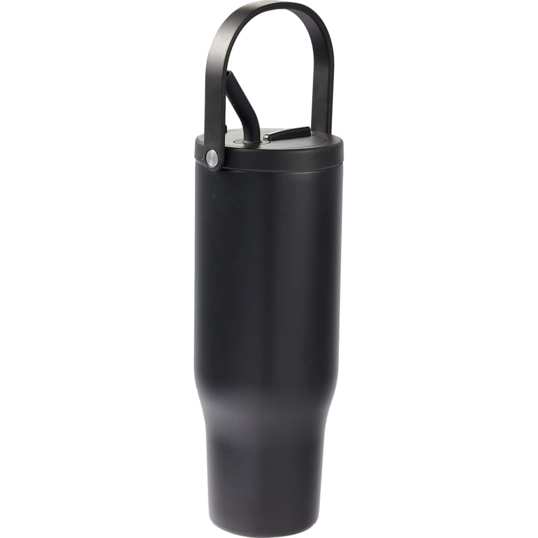 Black Trinity Recycled Straw Leak proof Tumbler 30oz plain