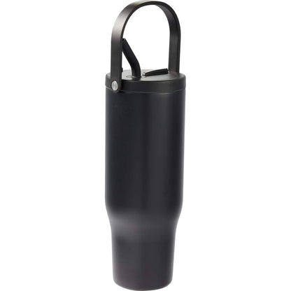 Black Trinity Recycled Straw Leak proof Tumbler 30oz plain