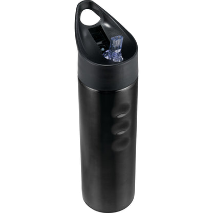 Black Troika 25oz Stainless Sports Bottle plain