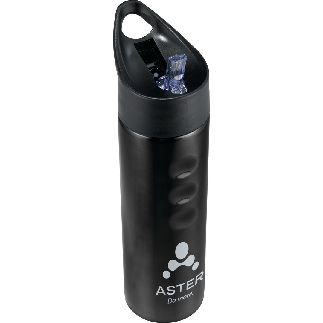 Black Troika 25oz Stainless Sports Bottle