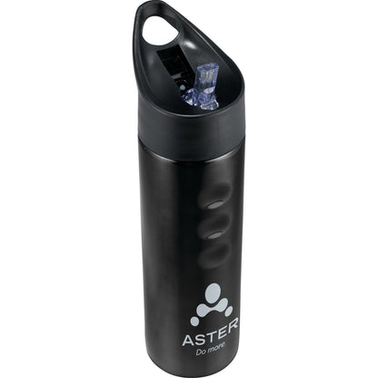 Black Troika 25oz Stainless Sports Bottle