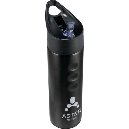 Black Troika 25oz Stainless Sports Bottle