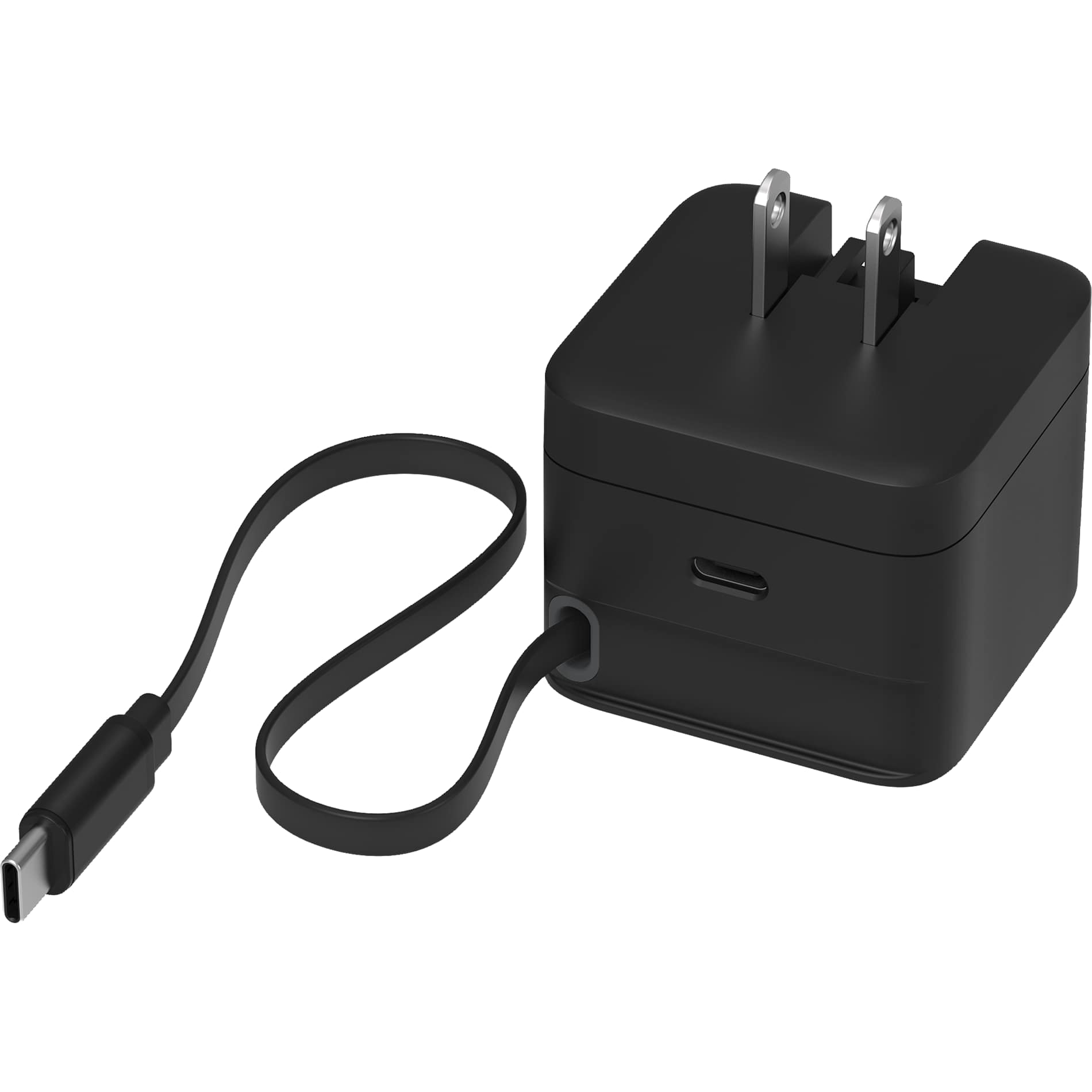 Black Wally Stretch 35 Wall Charger with cable