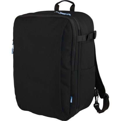 Black Wander & Roam Travel Backpack plain