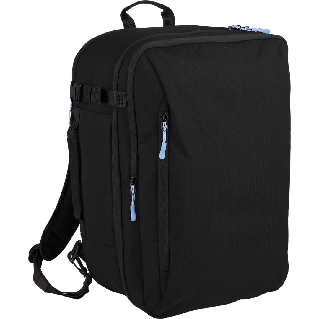 Black Wander & Roam Travel Backpack plain