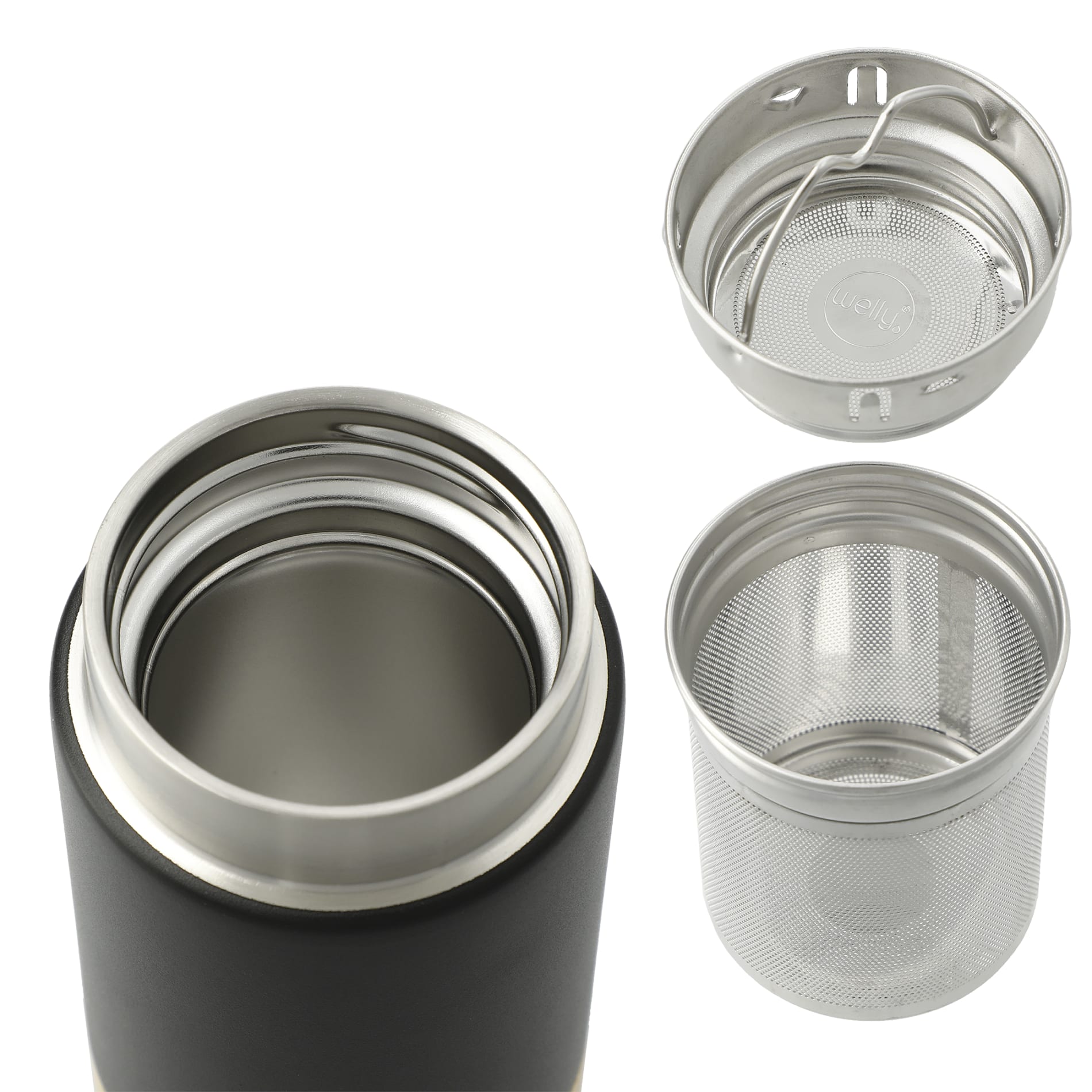 Black Welly® Traveler Copper Vacuum Tumbler 12oz